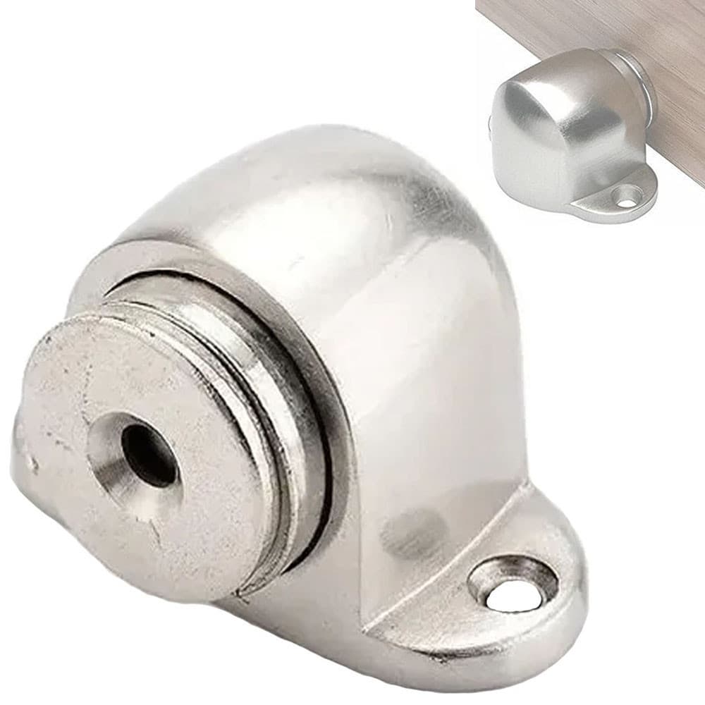 Prendedor Classic Fixador Trava Portas Magnético Aço Cromado