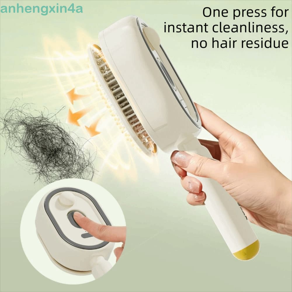 Pente De Massagem Em Spray De Luz Vermelha ANHENGXIN , Escova De Cabelo Elétrica Portátil Anti-Frizz Com Tanque Grande ,