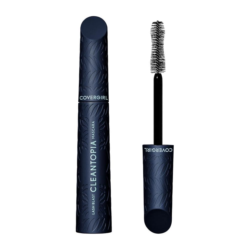 Covergirl Lash Blast Cleantopia, 820 Ultramarine Black, Máscara para Cílios, Máscara Volumizadora, Fórmula Vegana, Condi