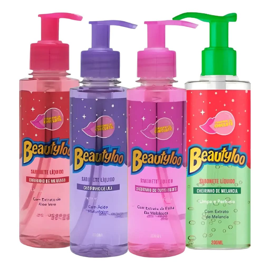 Kit Completo Sabonete Líquido Beautyloo 200ml Face Beautiful