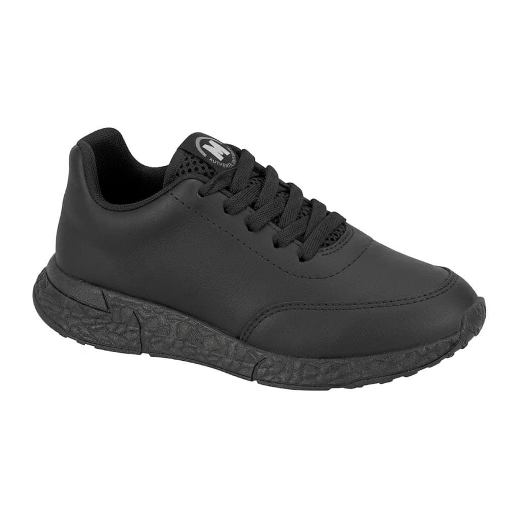 Tênis Infantil Menino Molekinho Esportivo Fresh Tech Leve Masculino Cadarço Antiderrapante Preto Juvenil Leve Escola