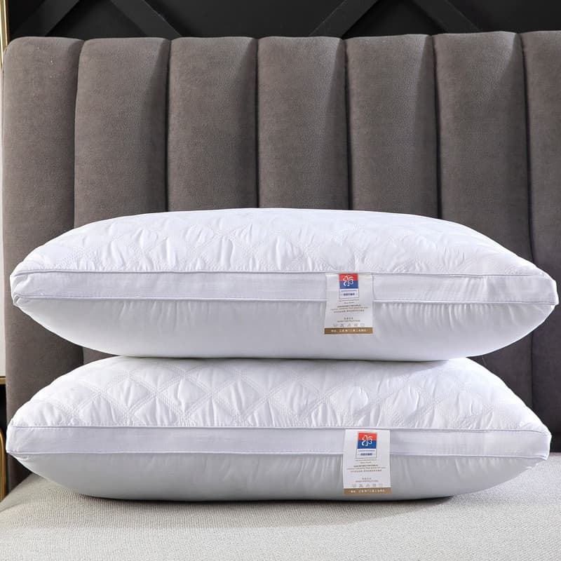 Travesseiro de Hotel dormitório estudantil travesseiro doméstico adulto saúde travesseiro estudante um par 48*74cm
