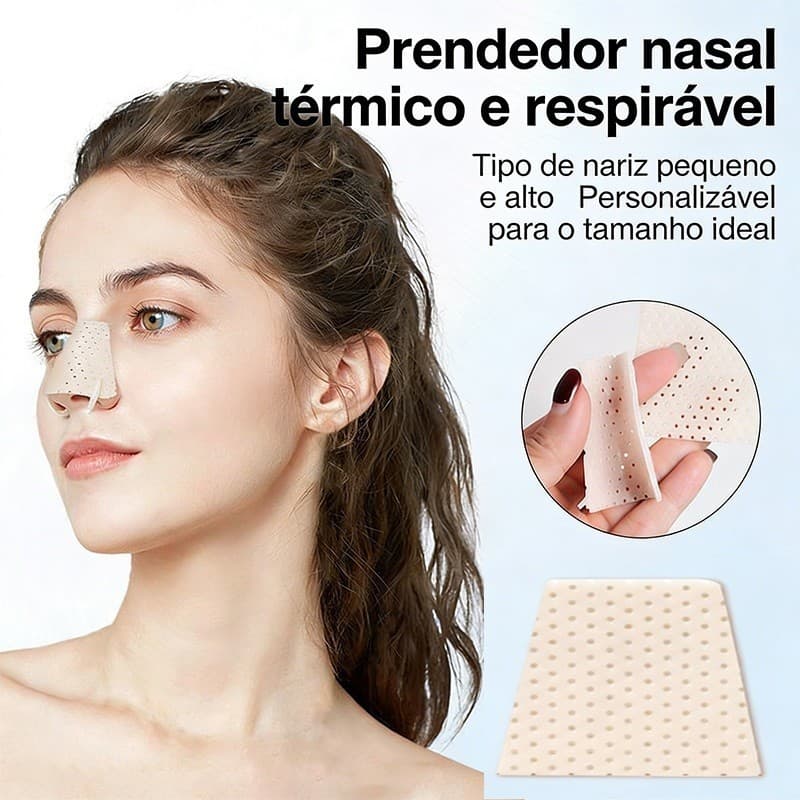 Tala De Nariz Termoplástica Respirável – Suporte Nasal Sem Dor Para Fixação Óssea E Modelador
