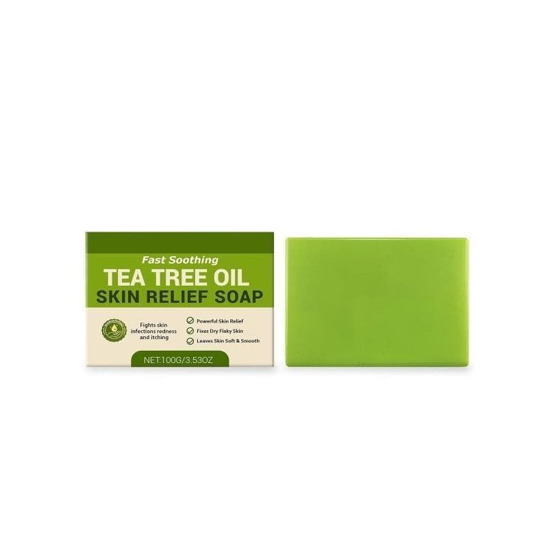 Sabonete antifúngico, sabonete de tea tree contendo óleo de tea tree e óleo de coco, sabonete de tea tree - Pe