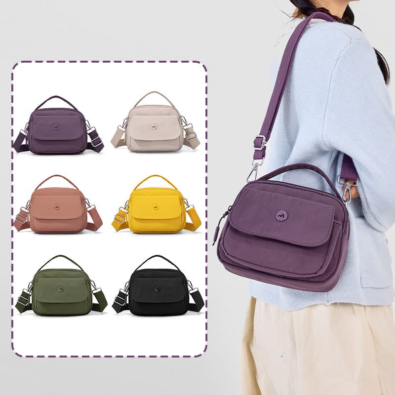 Leve lona simples saco do telefone móvel feminino pequeno saco novo estilo All-Match Oxford pano Casual senhoras de um o