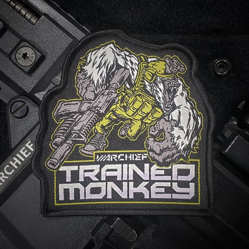 Emblema tático de Velcro bordado moral emblema Panda legião emblema exército ventilador braçadeira corte a Laser tecido