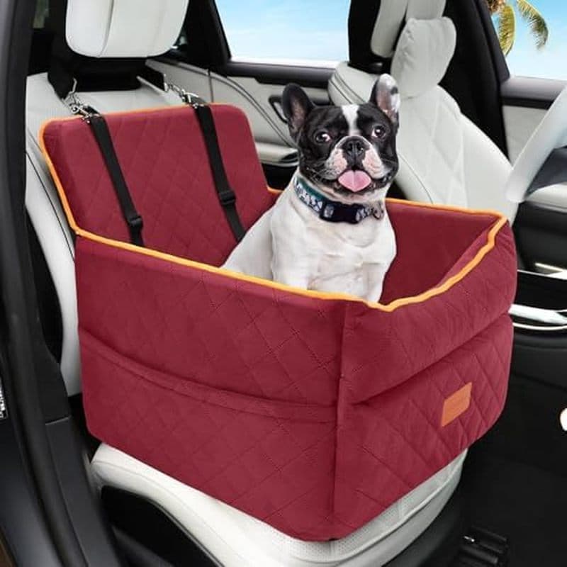 Assento De Carro Para Cães Pequenos HEGGCOOE , Assentos Elevatórios De Espuma Viscoelástica Com Almofada Grossa Médios M