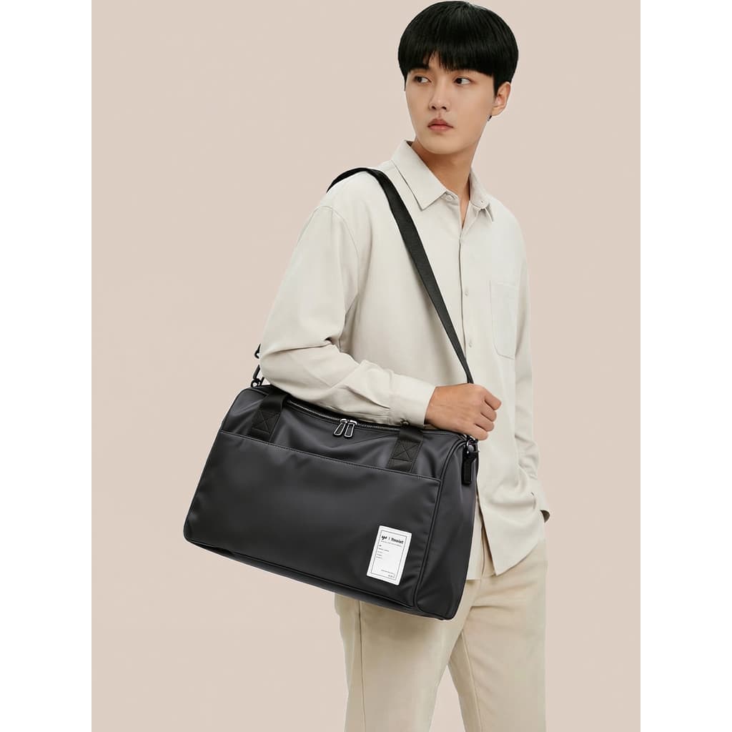 Bolsa de viagem portátil de grande capacidade, bolsa de ginástica masculina, portátil, curta distância, bagagem residenc