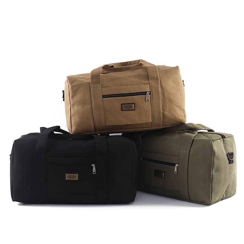 Bolsa de viagem de grande capacidade, resistente ao desgaste, embalagem de lona, bolsa de armazenamento de roupas, homen