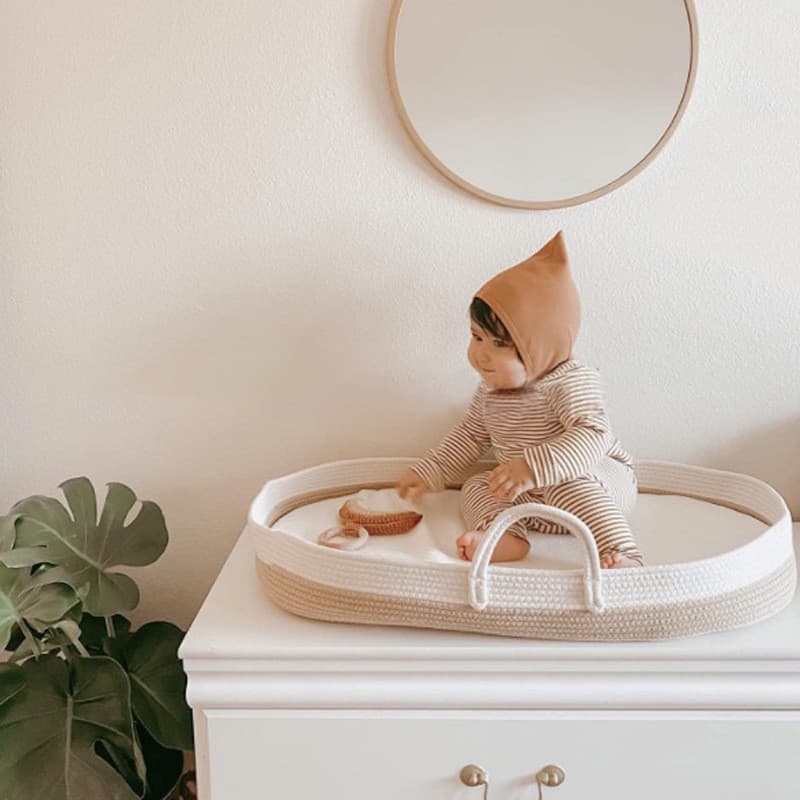 Ins estilo coreano novo produto berço bebê recém-nascido cesta de dormir cesta portátil cesta de correspondência de core