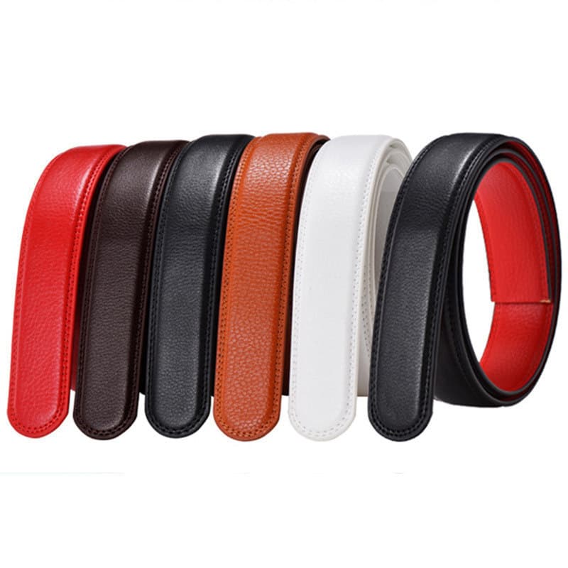 cinto feminino cinto feminino largo Cinto de corpo nu vermelho masculino sem cabeça de 3.5 cm Benming Year