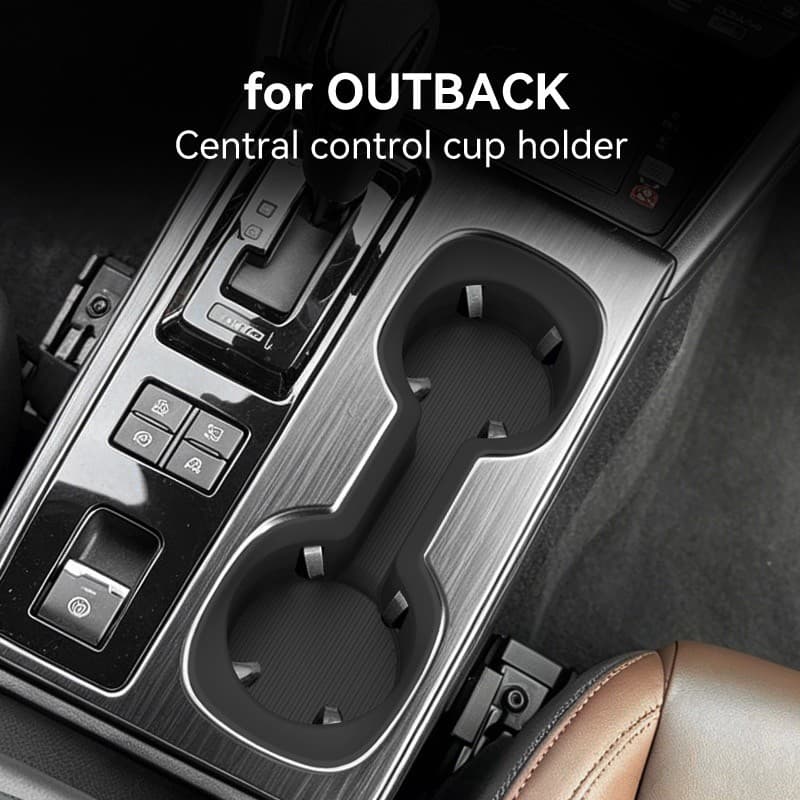 Adequado para 26 modelos Subaru OUTBACK Silicone porta-copos de água controle Central Slot para copo capa protetora supo
