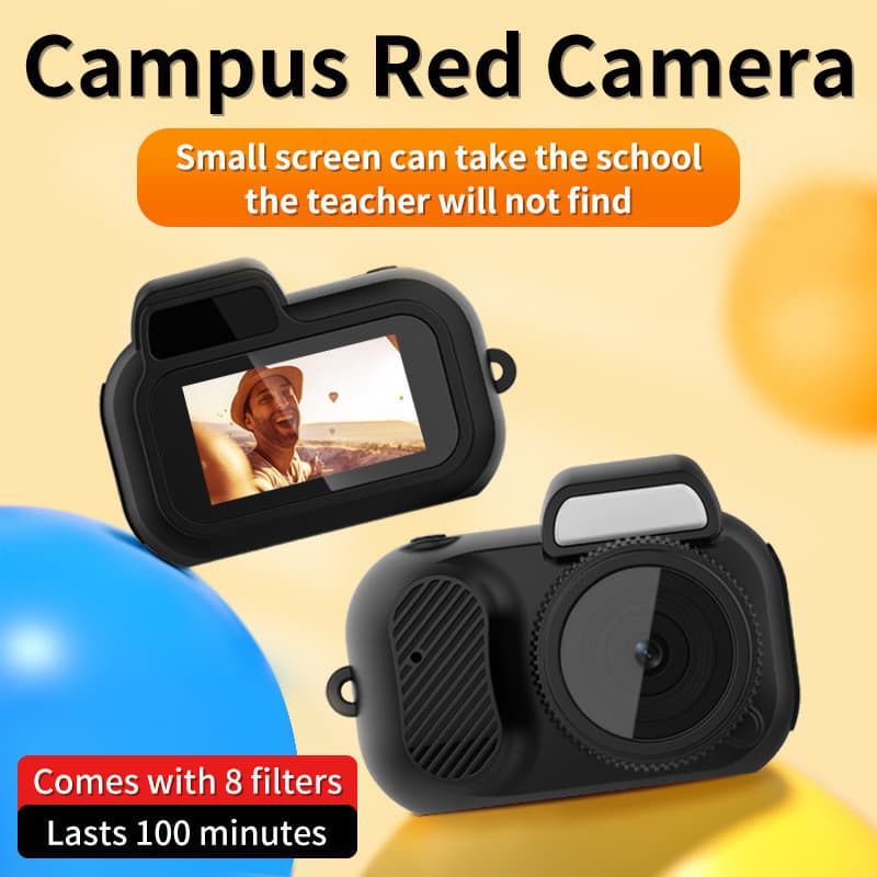 Câmera Digital CCD para Estudantes, Câmera Retro de Alta Definição de Entrada, Câmera Compacta CCD para Viagens, Present