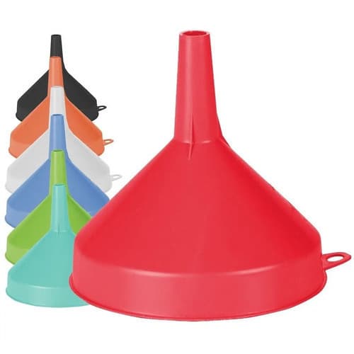 Funil Médio De Plástico Universal Pratico Resistente 12cm N4 Sortido