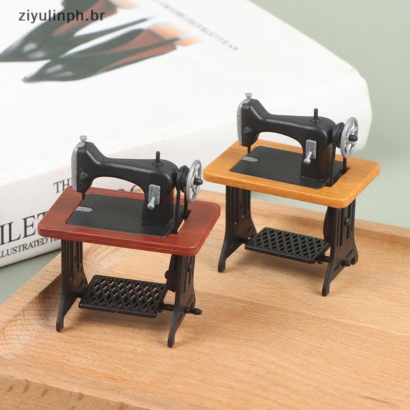 ziyulinph 1 : 12 Casa De Bonecas Em Miniatura Máquina De Costura Modelo Boneca Móveis Decoração Brinquedo BR