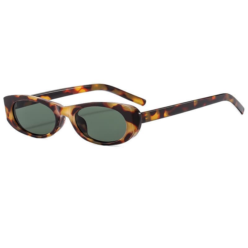 Óculos de Sol Ovais Pequenos de Estilo Vintage---&---*-*&*-&&-