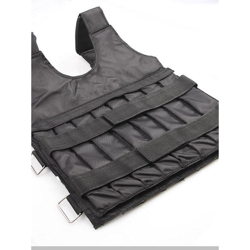 Mochila de suporte de carga fitness 1-20kg colete ajustável bloco de chumbo invisível Oxford pano colete de aço equipame