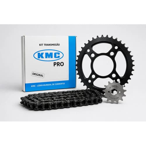 Kit Relação Transmissão Suzuki Intruder Yes 125 Kmc Original Cinza-escuro