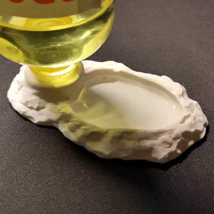 Bebedouro Automático Réptil Tipo Pedra Água para Terrário Jabuti Tartarugas encaixe para garrafa pet