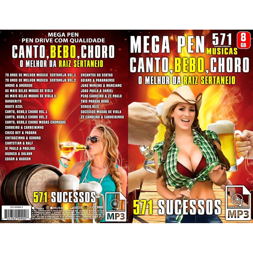 Mega Gravado Raiz Sertaneja Modão