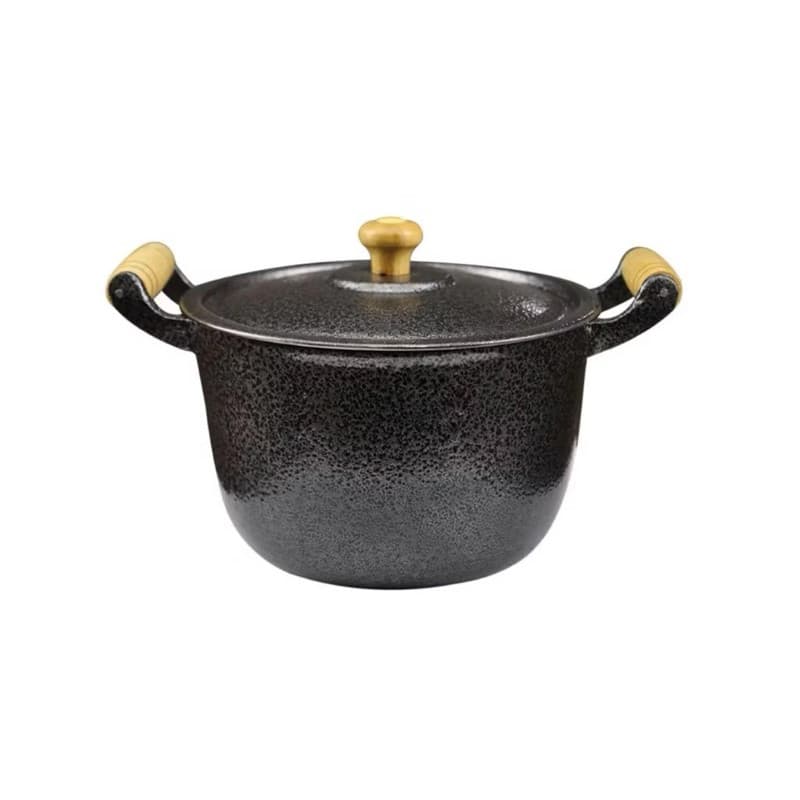 Caldeirão nº16 em Alumínio Batido Fundido Preto/craqueado 1,7 Litros