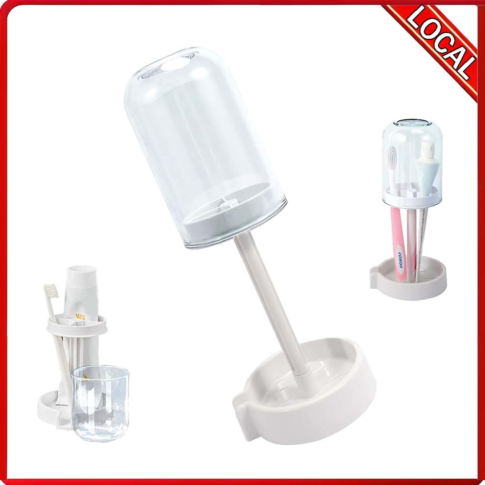 Copo multifuncional para enxaguatório bucal doméstico, 10x7.2x4.3cm, Material plástico que economiza espaço, adequado pa