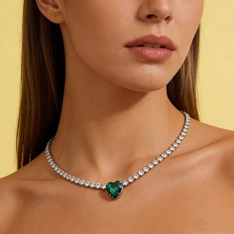 Colar de luxo moderno e elegante para mulheres, corrente versátil para clavícula para vestidos de noiva, acessório de pe