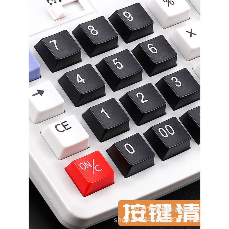 Calculadora financeira contabilidade escritório dedicado tela grande cristal grande botão grande computador de pronúncia