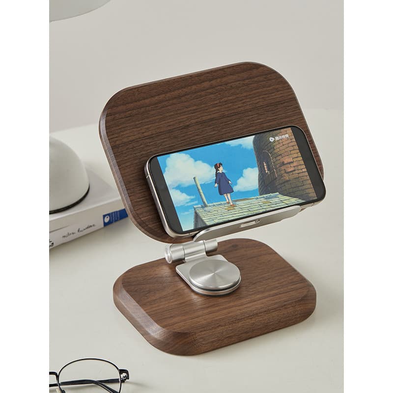 Suporte para telefone preguiçoso Suporte giratório de alta qualidade para mesa 360°Suporte ajustável para Tablet de nogu