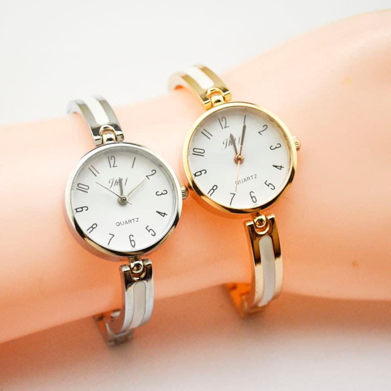 Moda na moda pulseira de aço relógio senhoras relógio de cerâmica versão coreana strass estudante relógio de quartzo fab