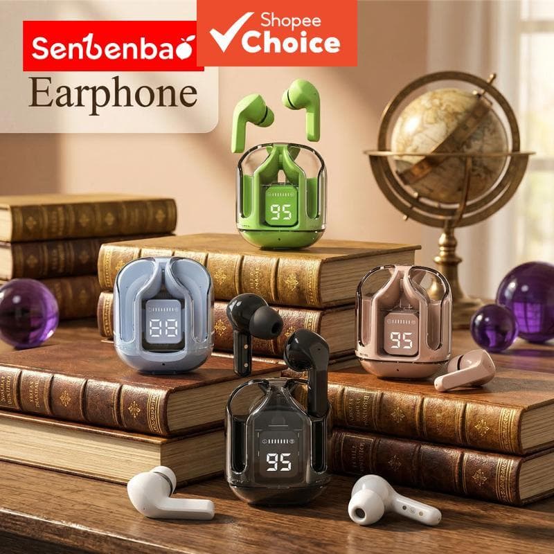 Fones de ouvido Bluetooth Air31 Earbuds 9D à prova d'água com display digital, TWS confortável e compatível com