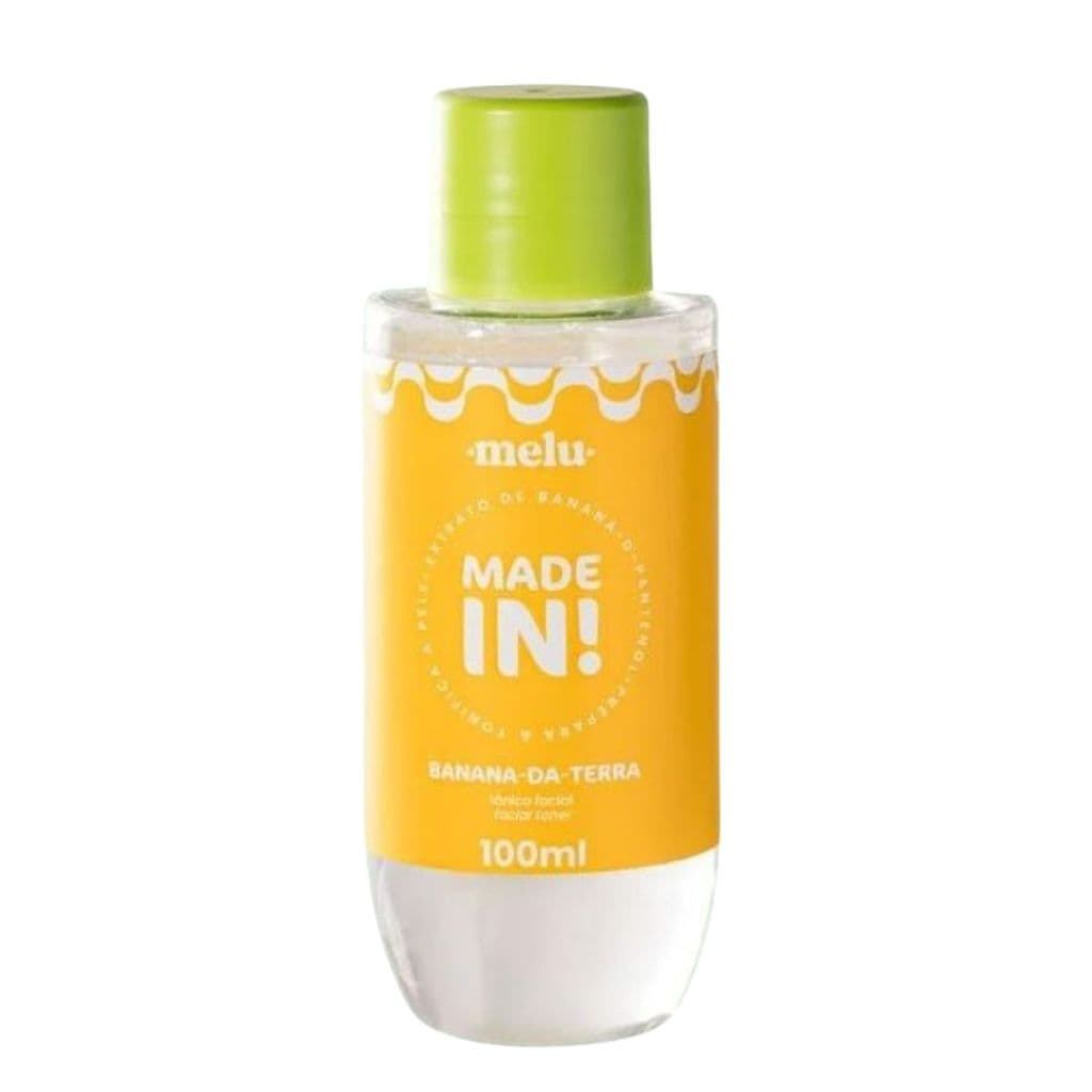 Tônico Facial  Banana da Terra Linha Made In Melu Ruby Rose