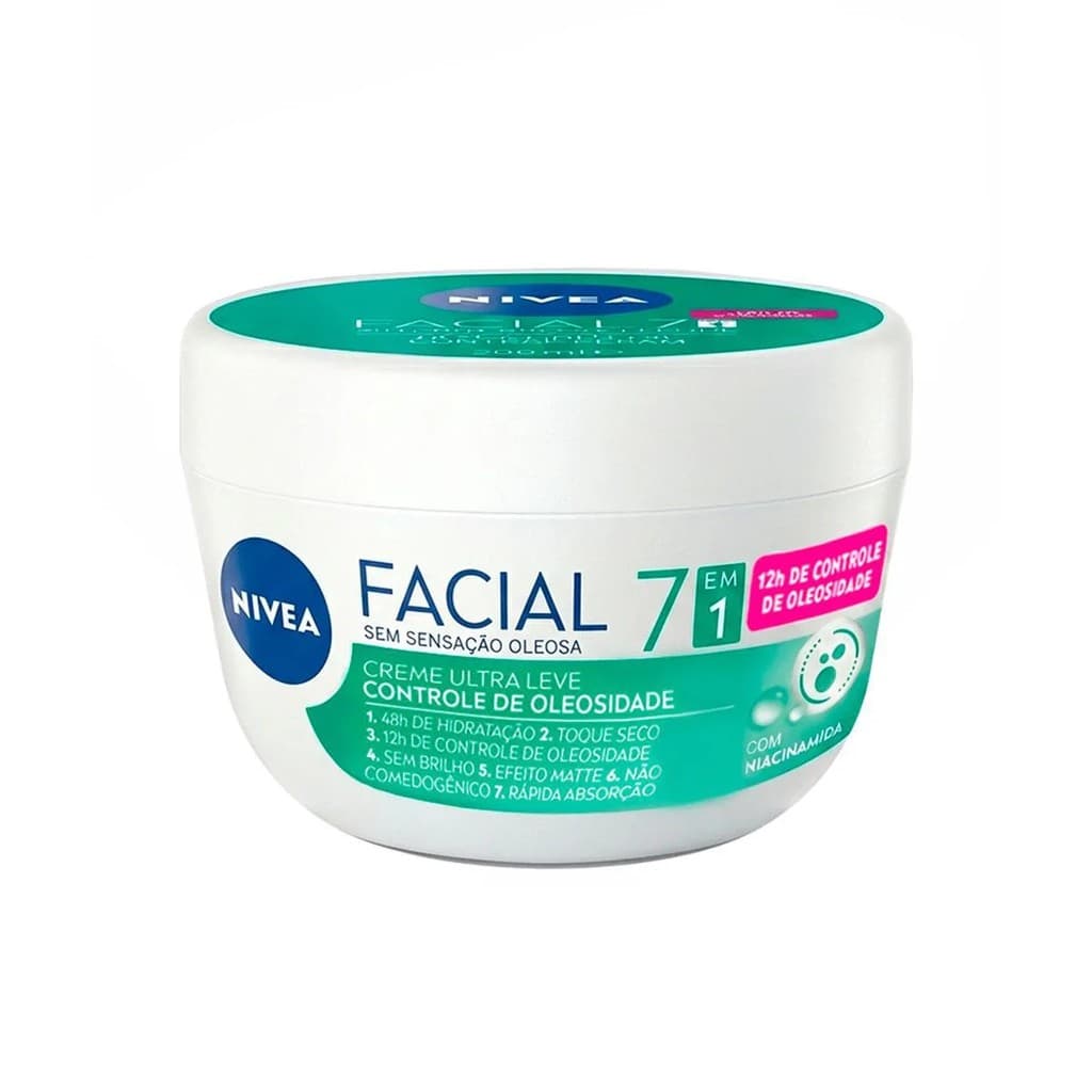 Creme Facial Nivea 7 Em 1 Controle da Oleosidade Ultra Leve  100g