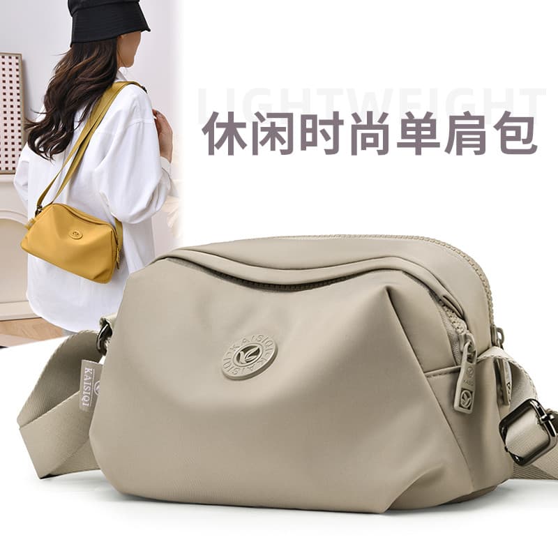 Casual estilo simples bolsa de ombro senhoras leve simples All-Match à prova dwaterproof água saco do mensageiro de meia