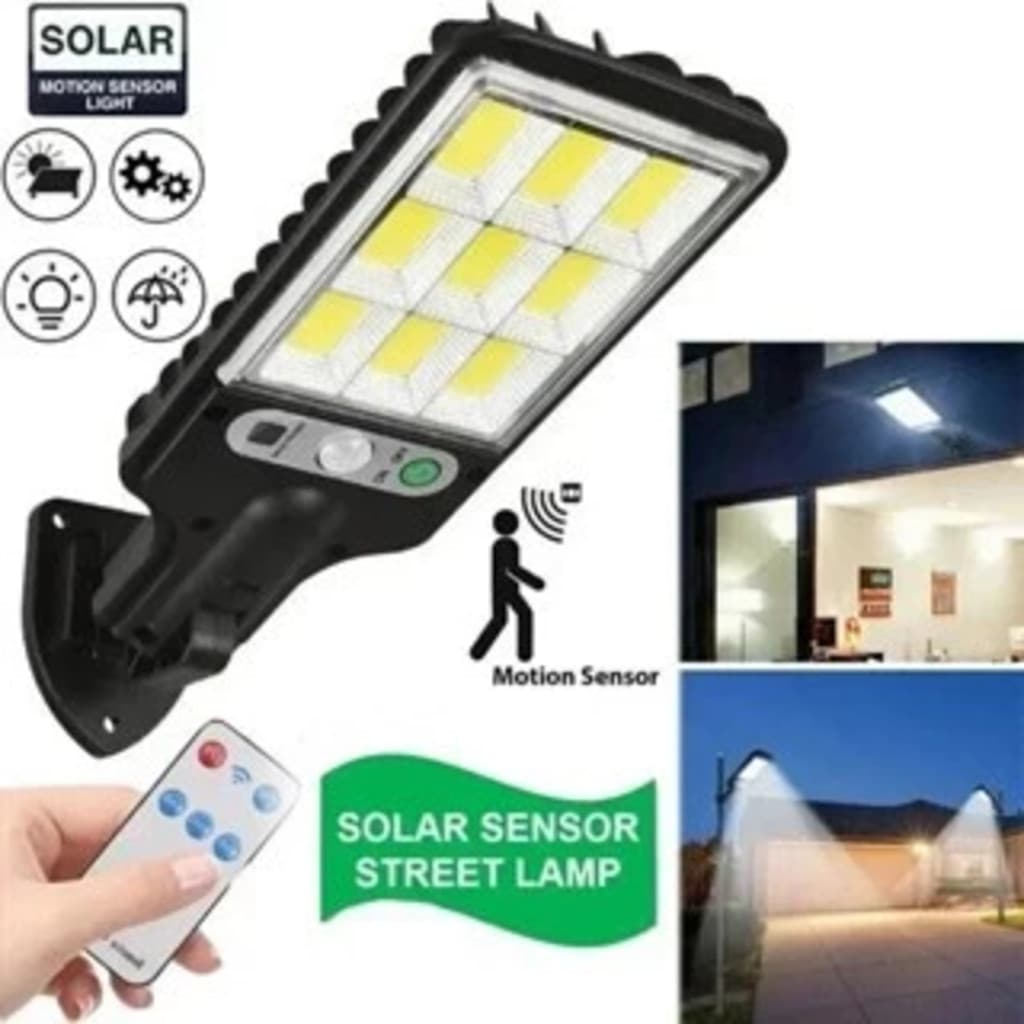 Luz Solar de Rua com Sensor de Movimento Automático, 1 Unidadee