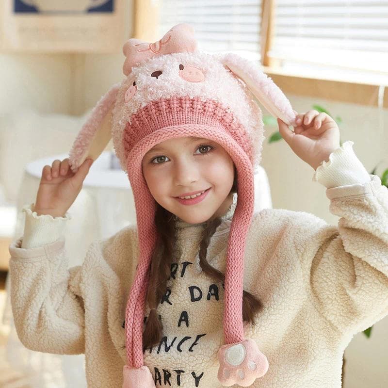 Chapéus De Bebê Para Inverno Chapéu Infantil Com Forro De Algodão Lã Meninas E Meninos