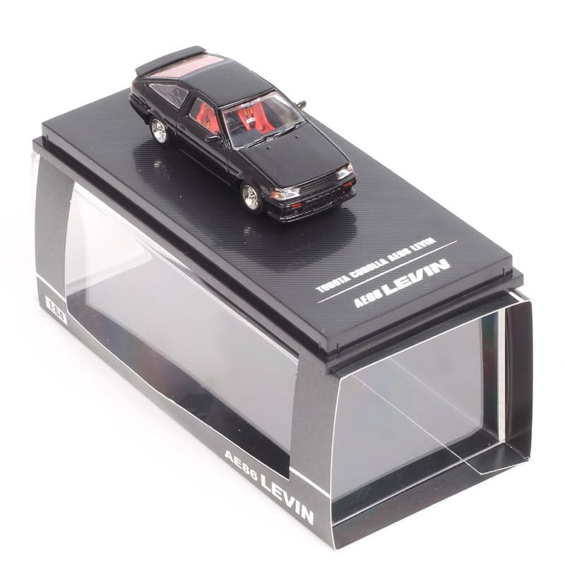 MX Hobby Pequena Escala 1/64 Toyota Corolla Levin AE86 Carro Esportivo Diecasts E Veículos De Brinquedo Réplicas De Caix
