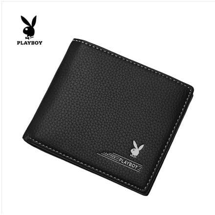 Novo produto masculino carteira curta Multi-Slot para cartão juventude zíper carteira masculina negócios Horizontal fino