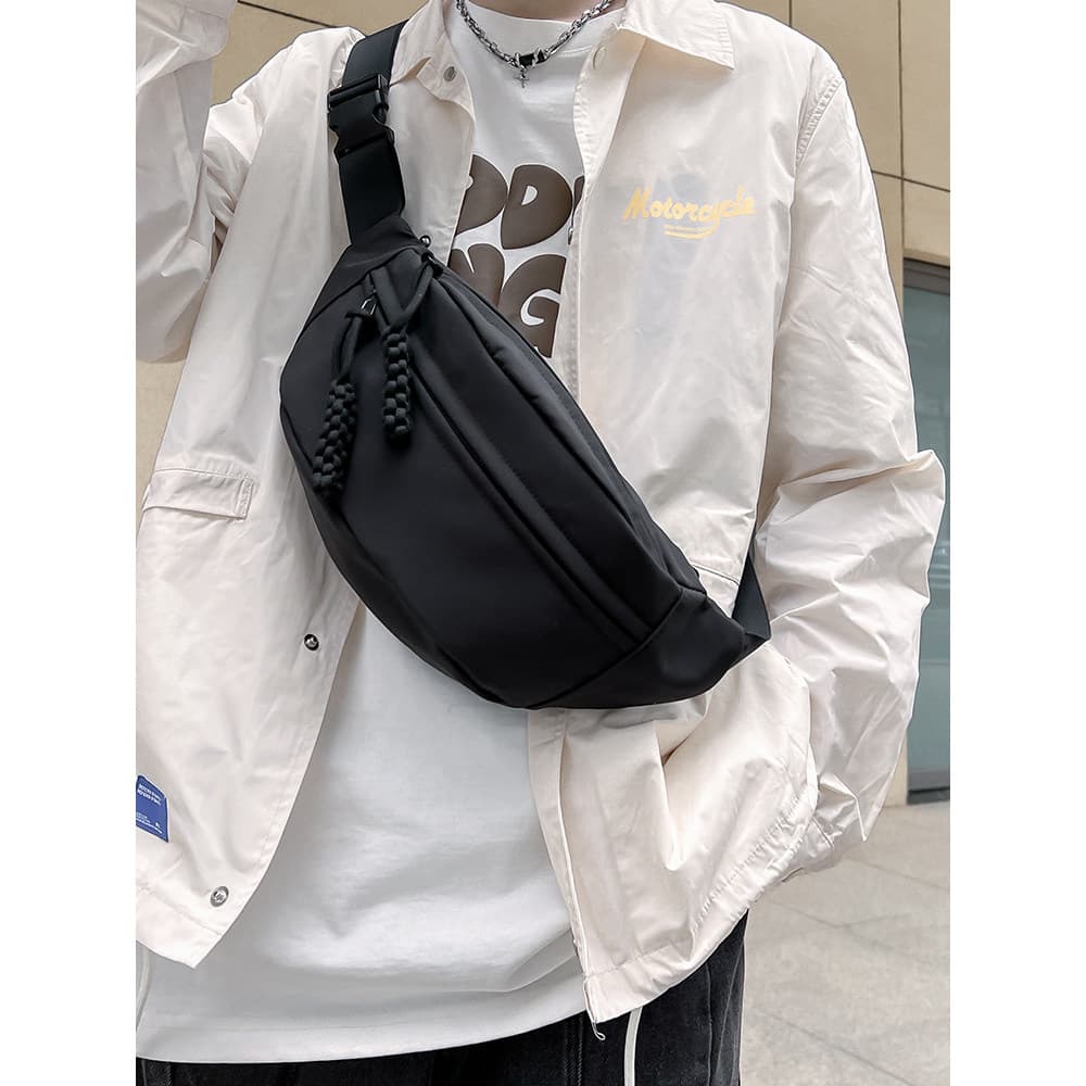 2024 novo estilo bolsa de peito masculina pequena bolsa de ombro mochila masculina meninos saco do mensageiro esportes n