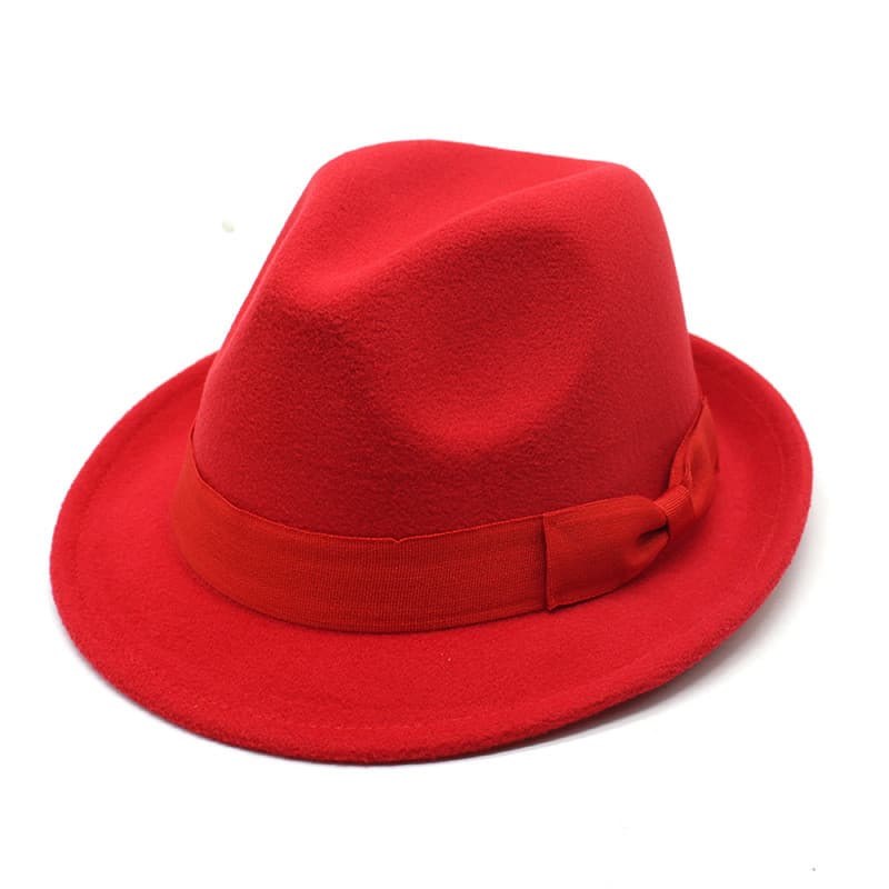 Europeu americano de lã senhoras chapéu outono inverno britânico Retro chapéu superior moda feminina quente Jazz chapéu