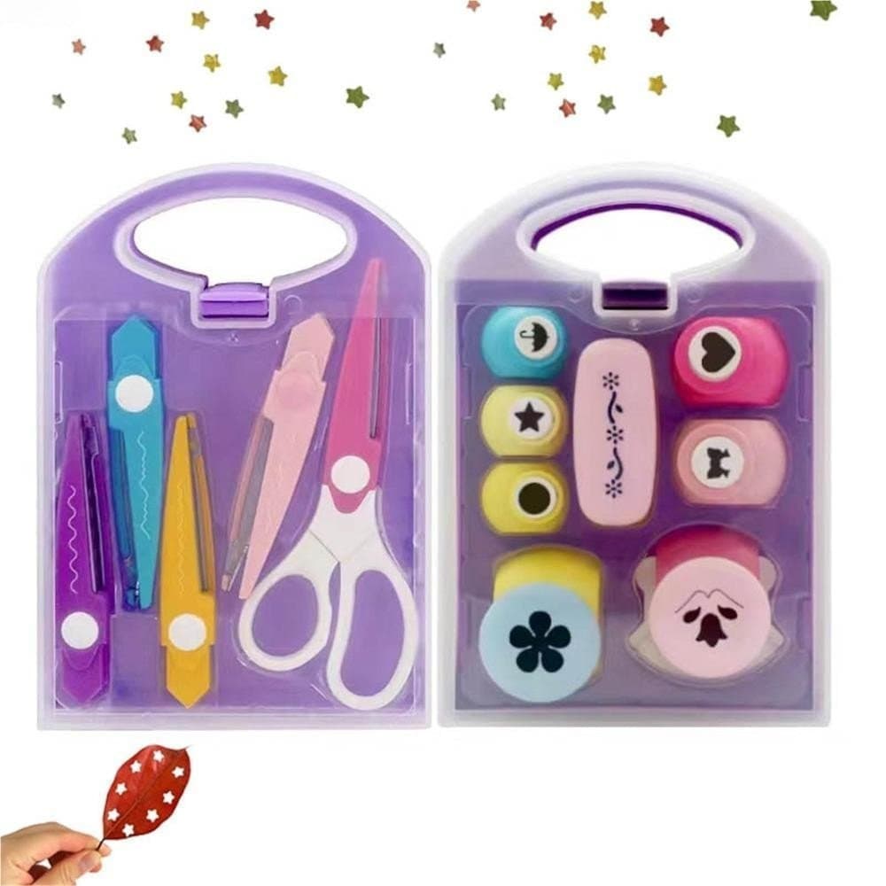 Conjunto De Artesanato Perfurador UPSTOP DIY , Plástico Com Caixa De Armazenamento Formas De Perfuração Artesanal Para C