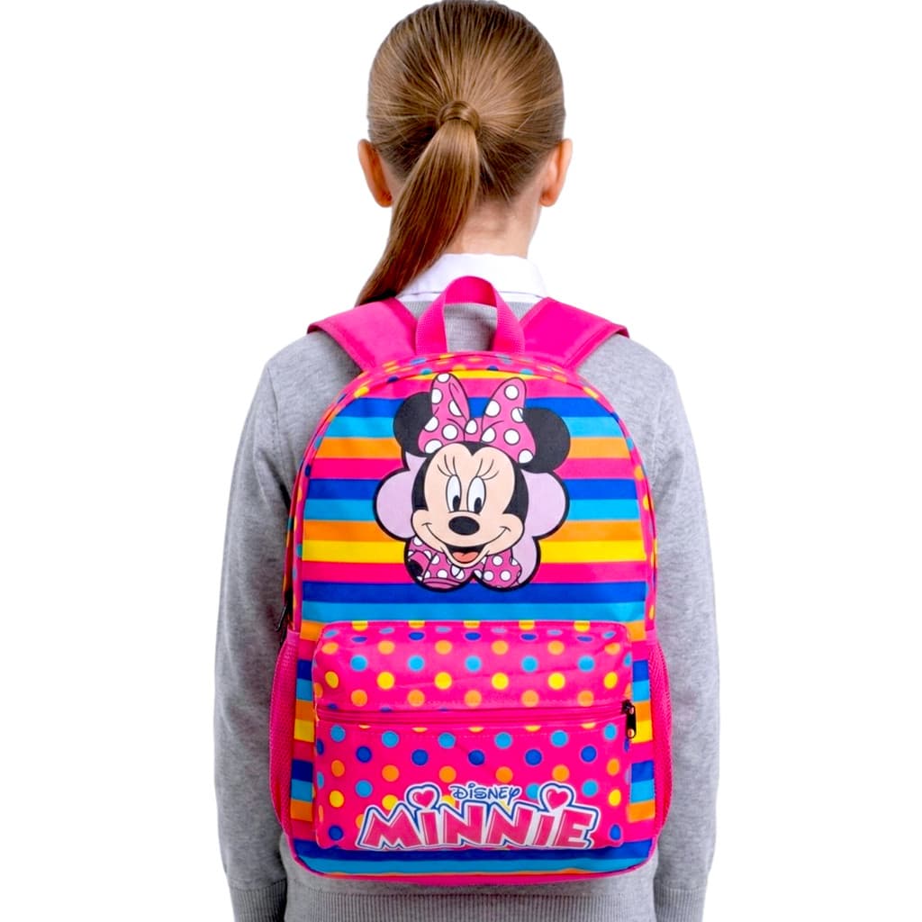 Mochila escolar infantil de costas Tamanho G - Minnie