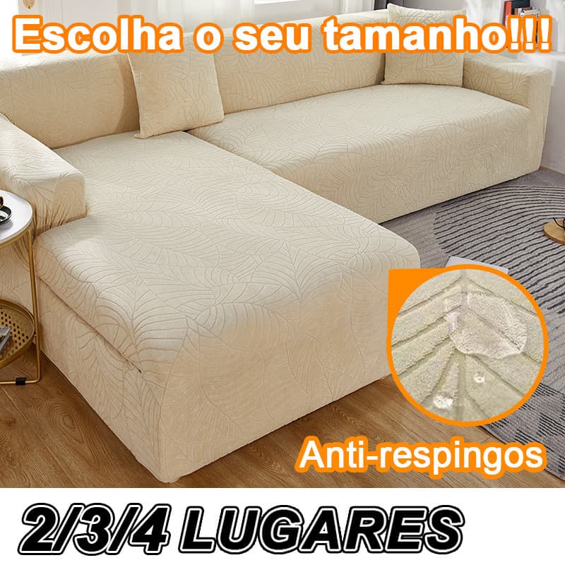 Capa De Sofá Estampadas (4,3,2 lugares) Spandex Elástica Proteção Sala Casa Capa De Sofá Spandex