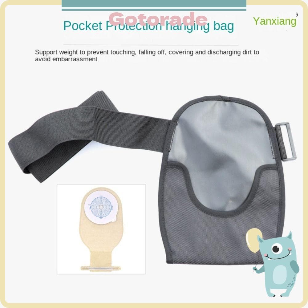 Cinto De Suporte De Ostomia GOTORADECO , Capas De Bolsa Fáceis De Limpar À Prova D'água , Capa Elástica Para Colostomia