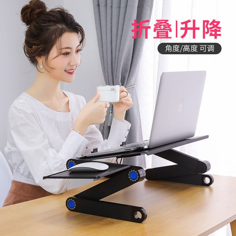 Suporte para Notebook macbook, aumento de mesa, acessórios de escritório, cabeceira, levantamento de computador, liga de