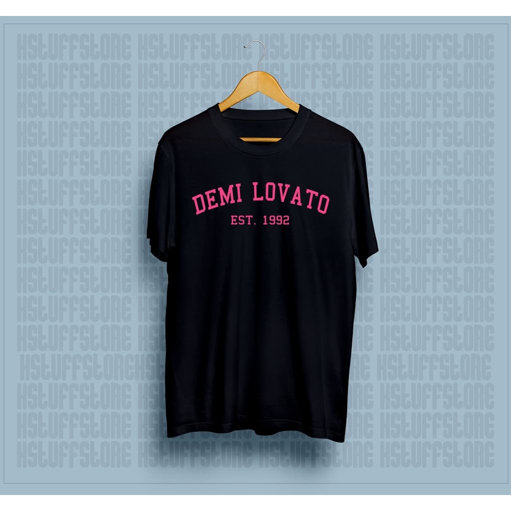 [Camiseta Premium em Algodão Puro]SISI Camiseta Feminina Camiseta Unissex Demi Lovato (est)