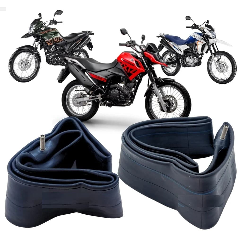 Par Câmara De Ar para honda Bros 125 150 160 Crosser 150 SHINERAY SH175 XY 150 GY traseira e dianteira