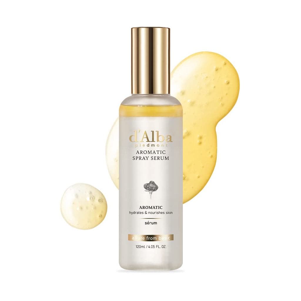 d'alba Piedmont Sérum em Spray Aromático de Trufa Branca Italiana, Névoa Facial Antioxidante VEGANA e Radiante, Hidrataç