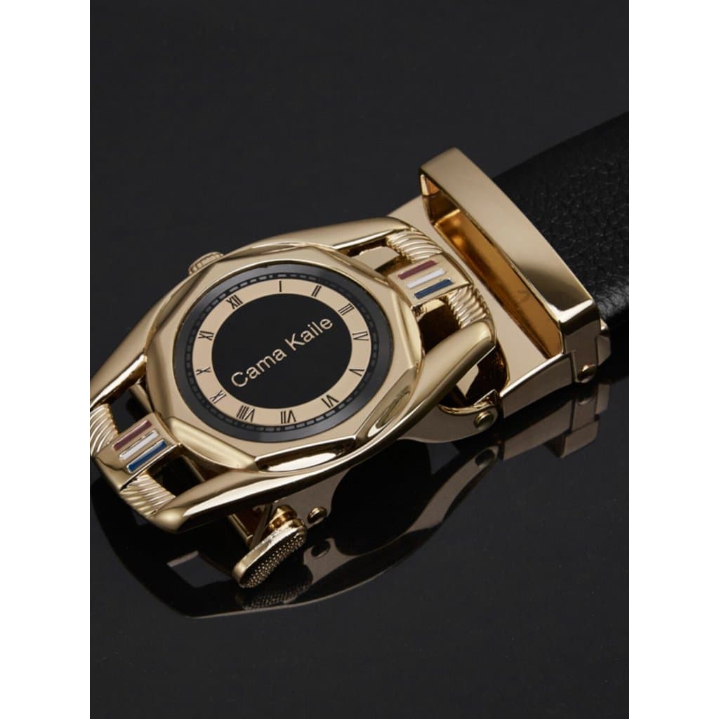 cinto feminino cinto feminino largo Genuíno amakaile cinto de couro genuíno relógio masculino fivela automática cinto de
