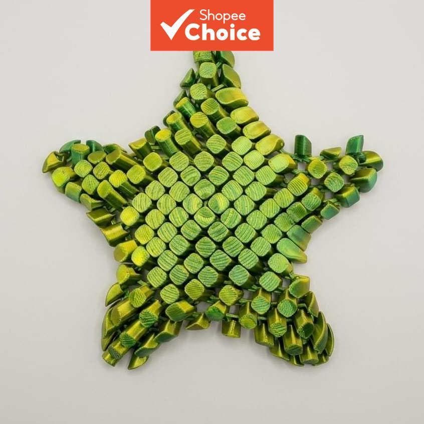 Ornamento De Estrela Do Mar Impresso 3D , Decoração De Animais Marinhos , Brinquedo Móvel Temático Oceano Para Presente